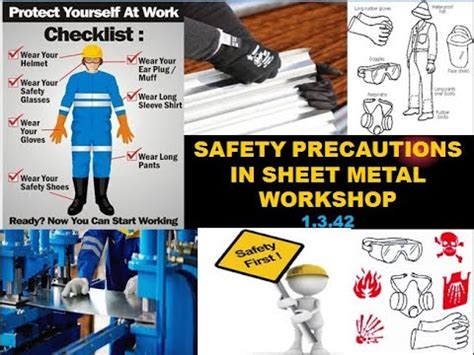 safety precautions in sheet metal workshop|working with sheet metal safety.